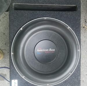 15 in american bass sub